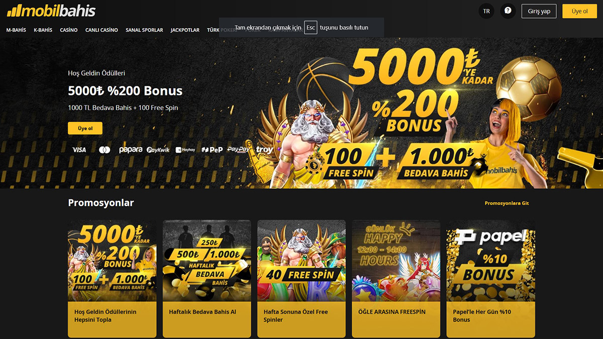 bonus veren siteler